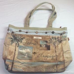 Paul Brent canvas beach bag